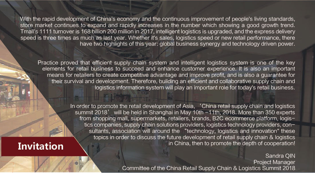 China Retail Supply Chain & Logistics Summit 2018