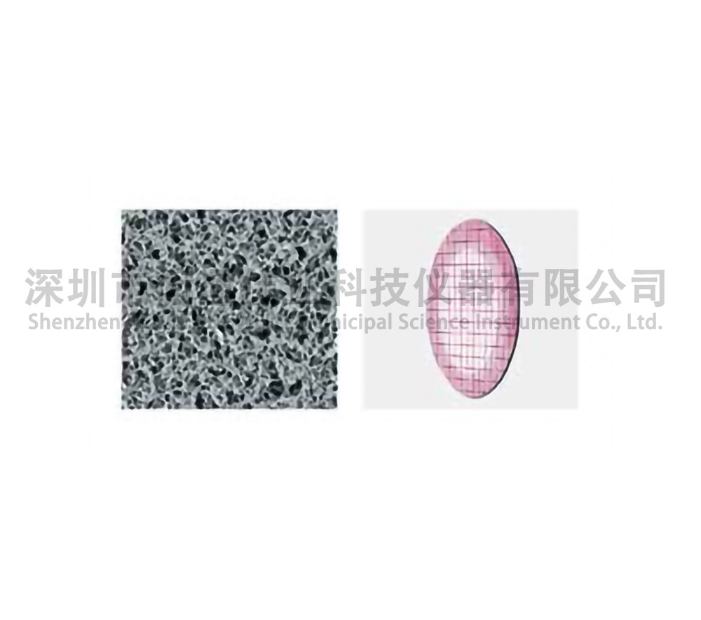 带疏水边缘网隔膜 
