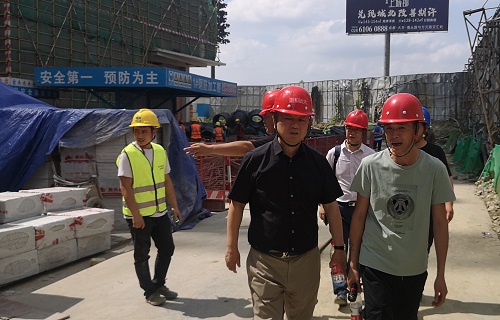 张远鹏董事长深入项目一线检查指导工作 张远鹏董事长深入项目一线检查指导工作