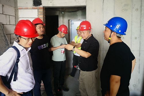 张远鹏董事长深入项目一线检查指导工作 张远鹏董事长深入项目一线检查指导工作