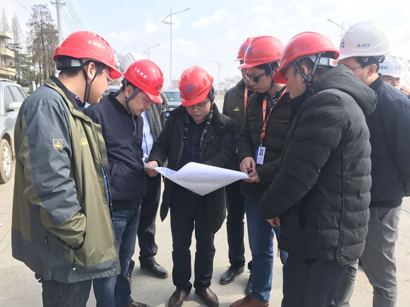 公司領(lǐng)導帶隊開展節(jié)后在建工程項目復工綜合檢查