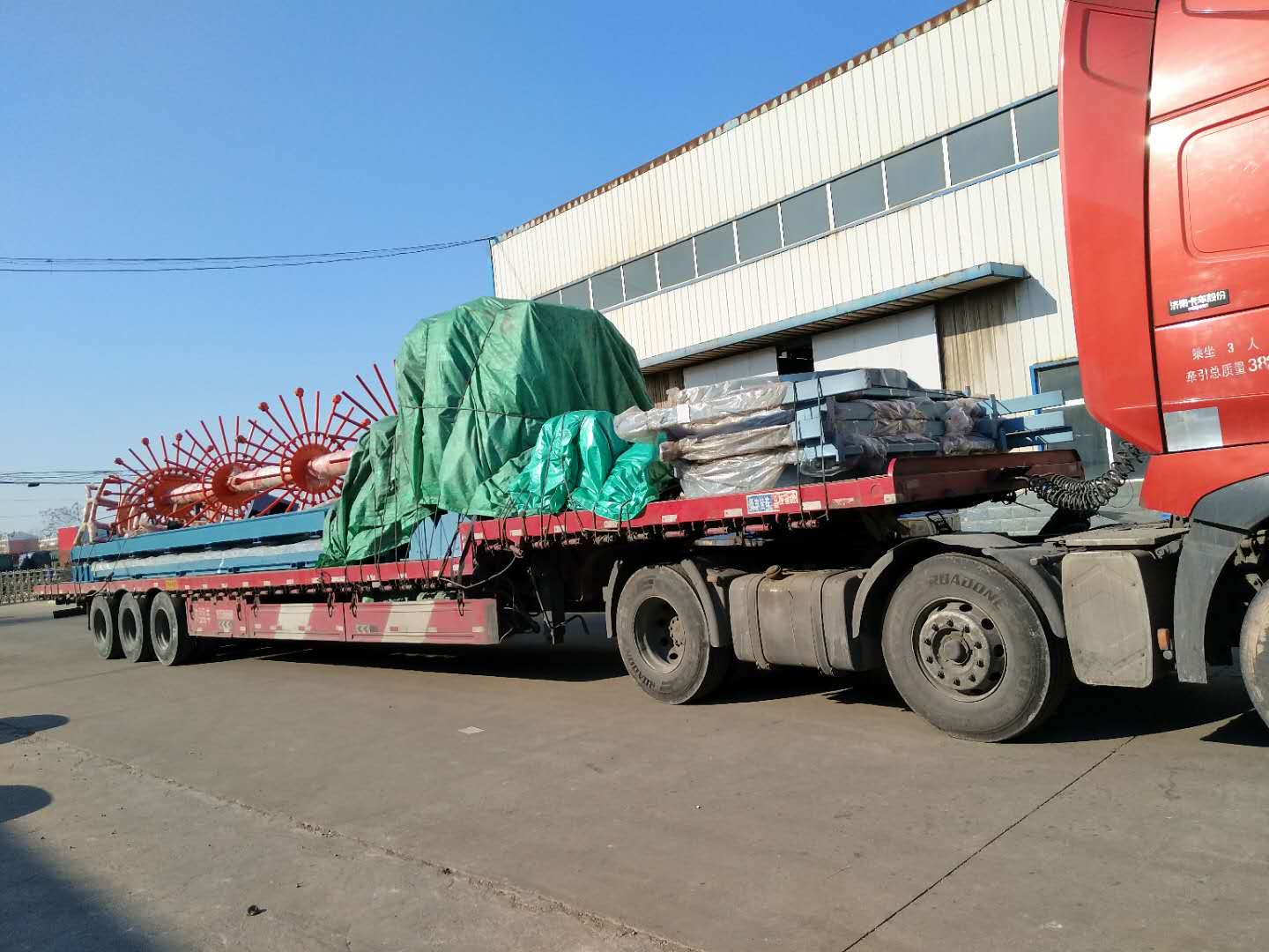 祝賀飛宏兩套智能鋼筋加工設(shè)備進(jìn)駐廣東堅(jiān)燦建設(shè)工程有限公司廣明高速現(xiàn)場(chǎng) 祝賀飛宏兩套智能鋼筋加工設(shè)備進(jìn)駐廣東堅(jiān)燦建設(shè)工程有限公司廣明高速現(xiàn)場(chǎng)