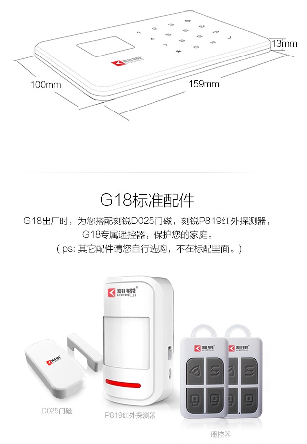 聯(lián)網(wǎng)防盜報警器G18產(chǎn)品細節(jié)圖8
