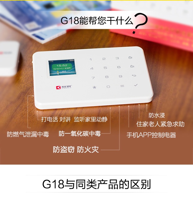 聯(lián)網(wǎng)防盜報警器G18產(chǎn)品細節(jié)圖2
