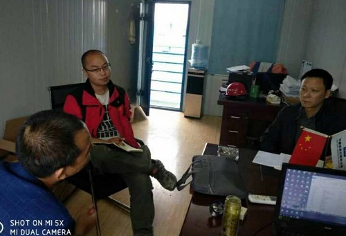 执行总裁刘仕杰赴汉中项目部检查指导工作 执行总裁刘仕杰赴汉中项目部检查指导工作