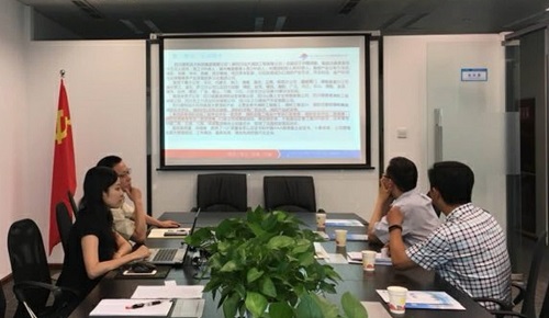 成都交大房产公司来集团考察