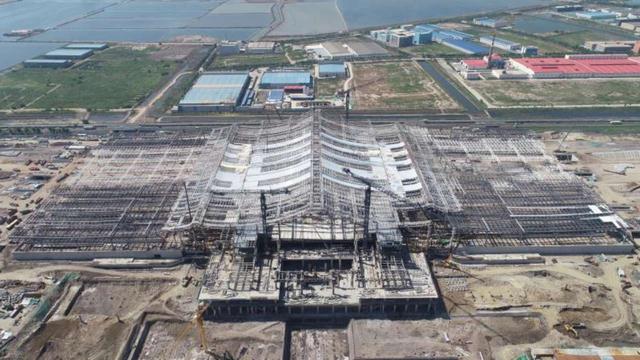濟(jì)青高鐵紅島站完成鋼結(jié)構(gòu)施工 青島海陸樞紐再升級(jí) 濟(jì)青高鐵紅島站完成鋼結(jié)構(gòu)施工 青島海陸樞紐再升級(jí)