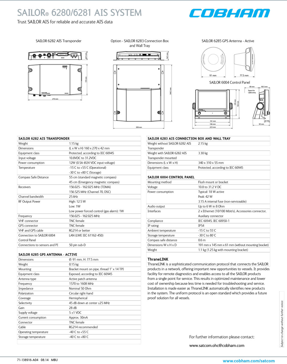 08 SAILOR 628X AIS SYSTEM