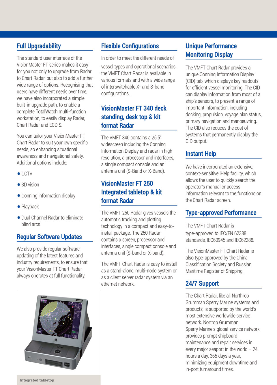 VisionMaster FT Chart Radar
