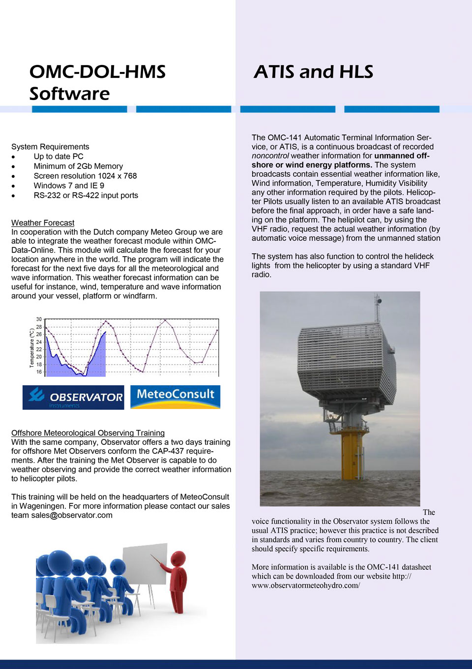 OMC-DOL-HMS Helideck Monitoring System