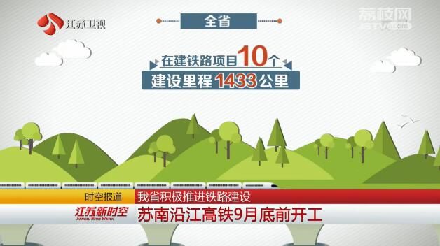 江蘇積極推進(jìn)鐵路建設(shè) 蘇南沿江高鐵9月底前開(kāi)工 江蘇積極推進(jìn)鐵路建設(shè) 蘇南沿江高鐵9月底前開(kāi)工