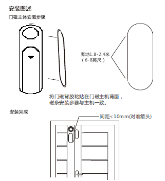 智能無線門磁報警器 KR-D12 智能無線門磁報警器 KR-D12