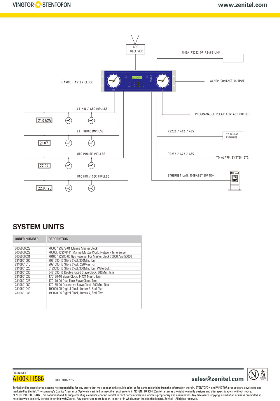 MCS Master Clock System