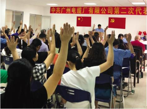 中共广州电缆厂有限公司第二次代表大会顺利召开