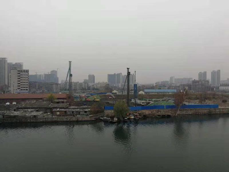 迎旭門泵站破堤動土 迎旭門泵站破堤動土