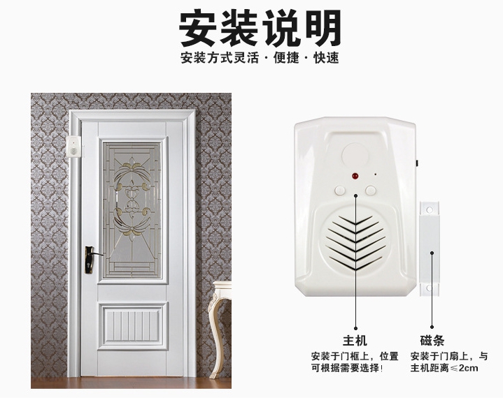 门磁感应提示器 生活中的好帮手 门磁感应提示器 生活中的好帮手