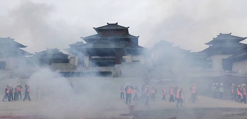 漢苑酒店項(xiàng)目舉行開工典禮儀式 漢苑酒店項(xiàng)目舉行開工典禮儀式