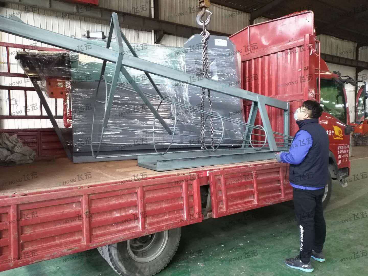 喜訊!祝賀飛宏1套智能鋼筋加工設(shè)備進(jìn)駐中鐵三局甘肅天水國際陸港施工現(xiàn)場(chǎng) 喜訊!祝賀飛宏1套智能鋼筋加工設(shè)備進(jìn)駐中鐵三局甘肅天水國際陸港施工現(xiàn)場(chǎng)