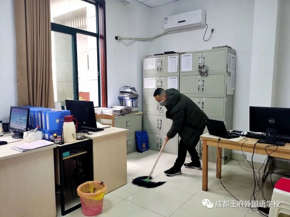 全民爱卫生 养成好习惯|成都王府开展爱国卫生运动“卫生大扫除”活动