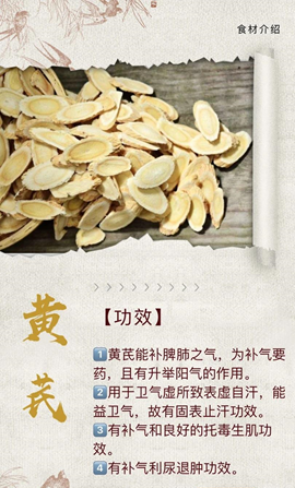 药食同源---黄芪篇