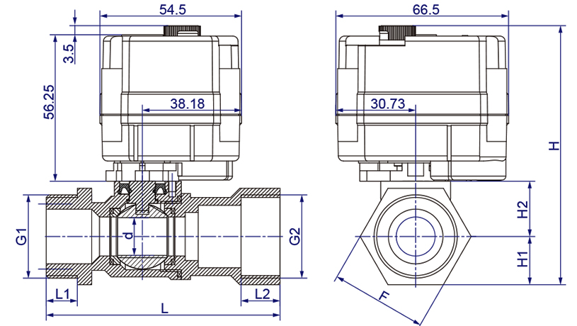 OSAWQ911系列微型電動球閥