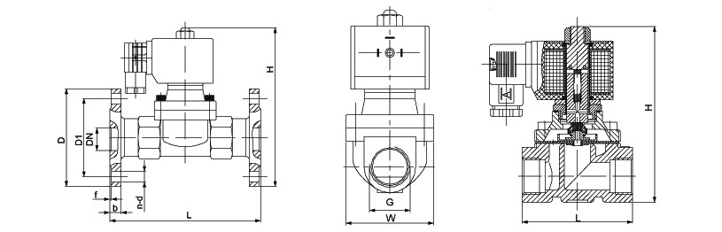 OSA52(A)系列零壓啟動電磁閥 OSA52(A)系列零壓啟動電磁閥
