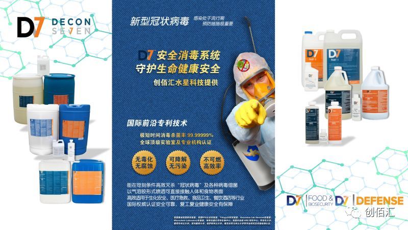 协会联合创佰汇推出“D7消毒液”,将有效抑制冠状病毒 协会联合创佰汇推出“D7消毒液”,将有效抑制冠状病毒
