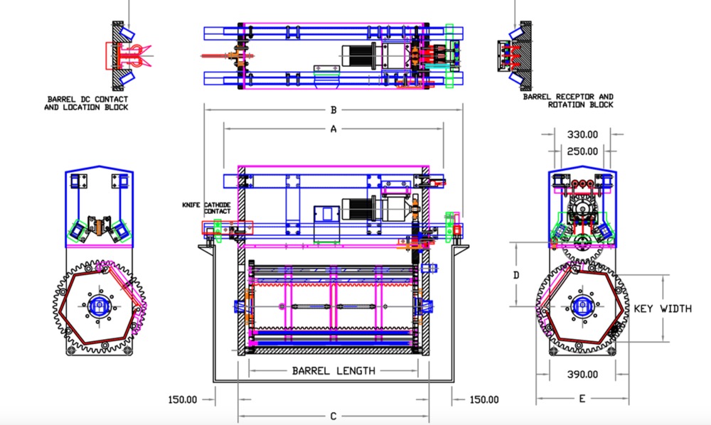 Single Plating Barrel Units