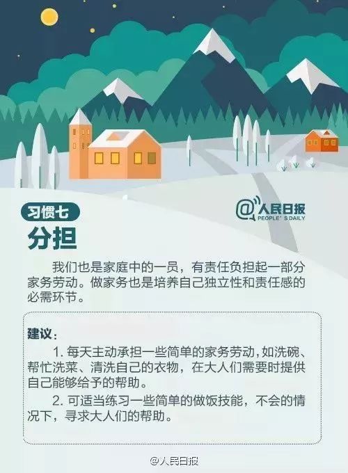 人民日报推荐：中小学生暑假须养成的9个好习惯（转给家长）