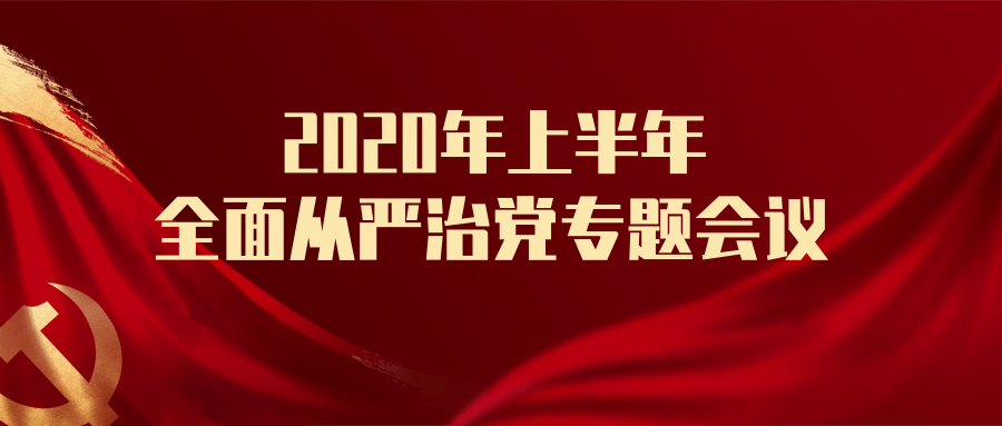 省再担保公司召开2020年上半年全面从严治党专题会议