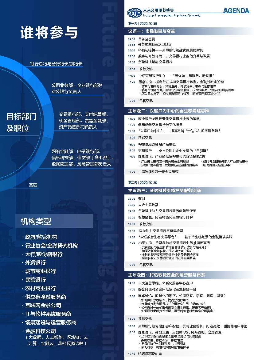 Future Transaction Banking Summit 2020