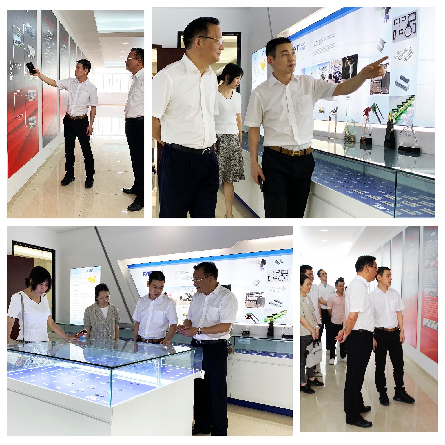 Zhao Minghao led the new generation of entrepreneurs to investigate Jiade electronics Zhao Minghao led the new generation of entrepreneurs to investigate Jiade electronics