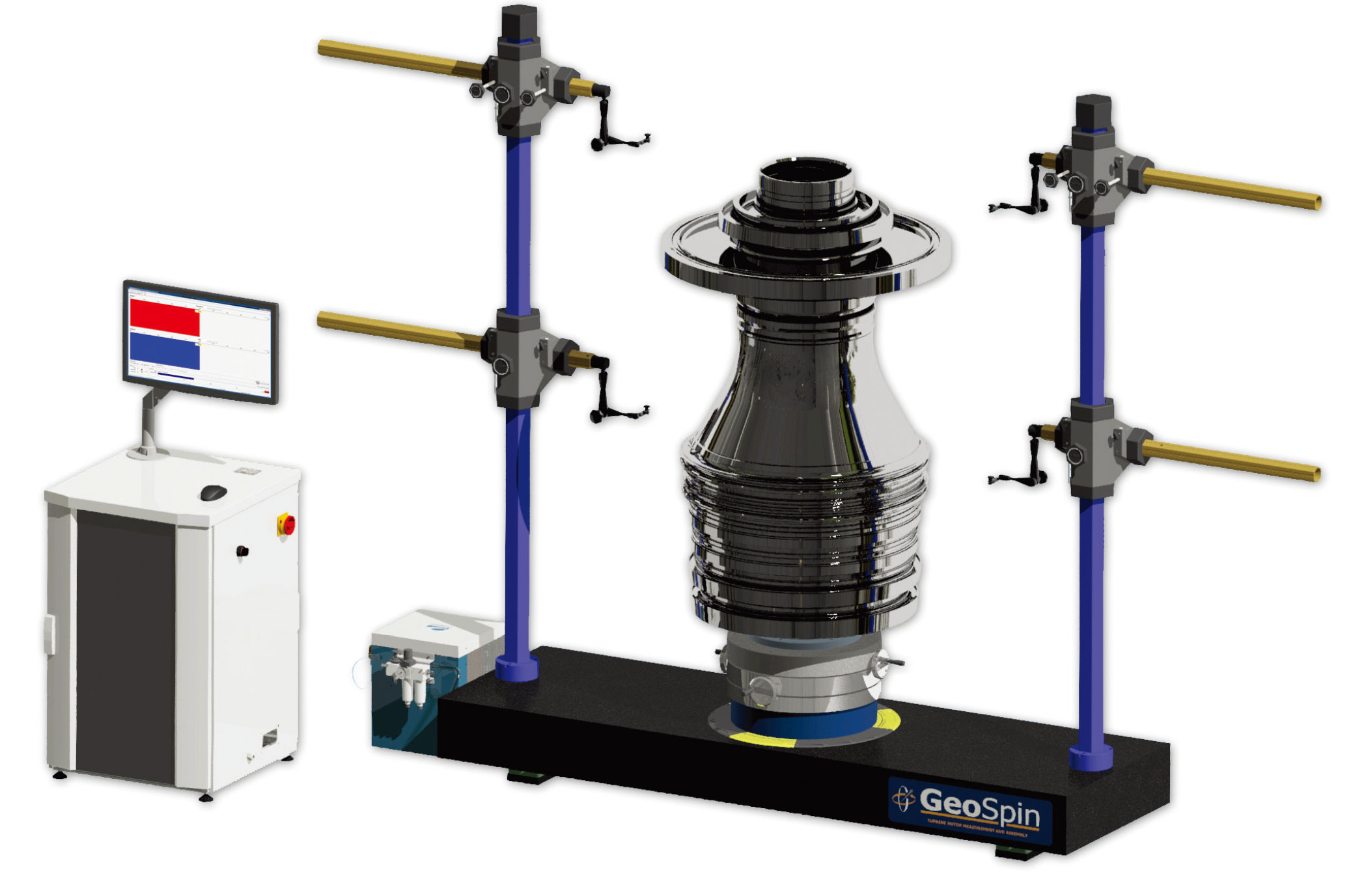 Dantsin-RPI GeoSpin渦輪轉子測量和裝配平臺