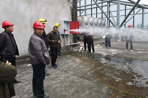 威远县住建局组织验收林恩国际酒店消防工程项目 威远县住建局组织验收林恩国际酒店消防工程项目