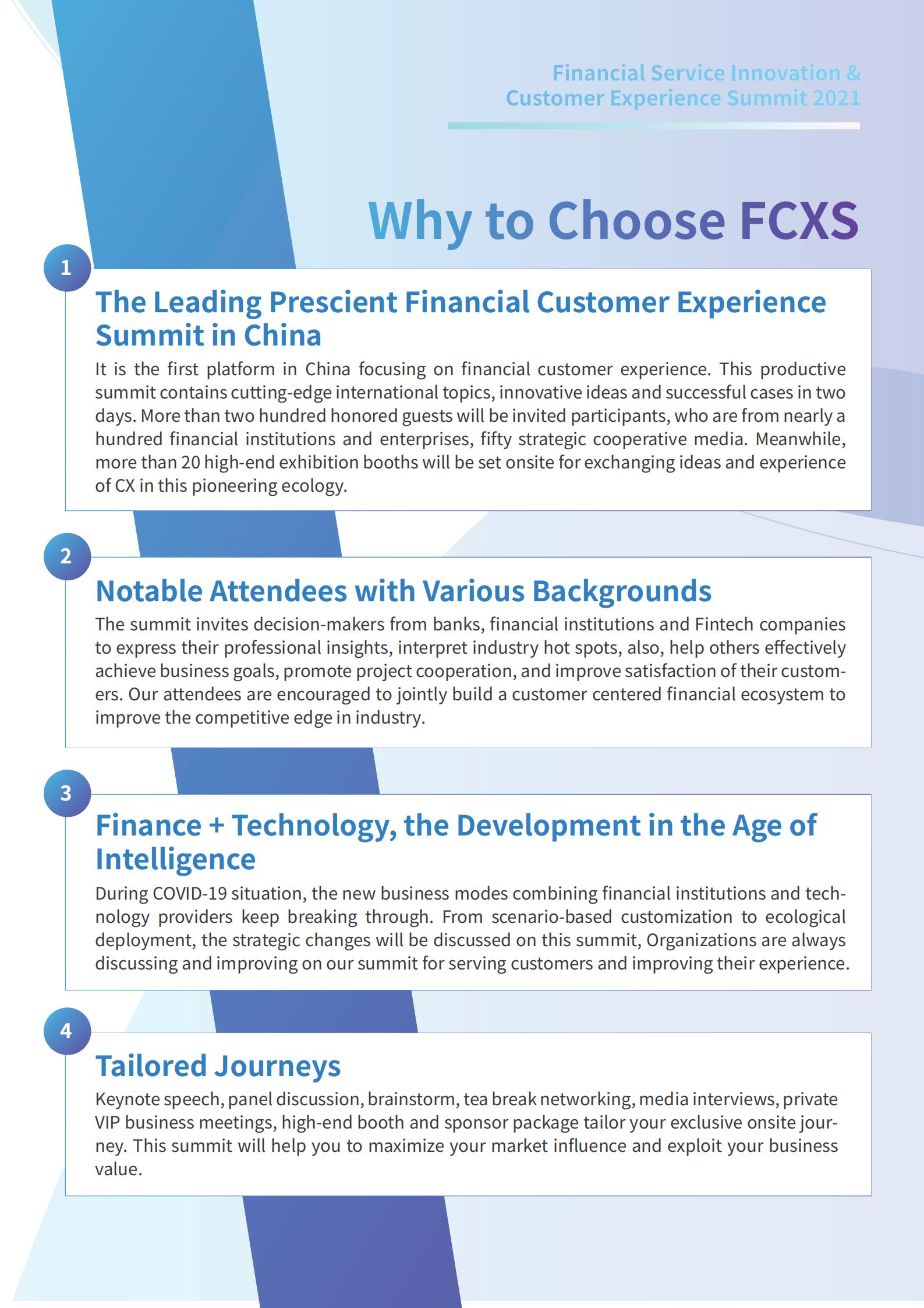 FINANCIAL SERVICE  INNOVATION CUSTOMER  EXPERIENCE SUMMIT