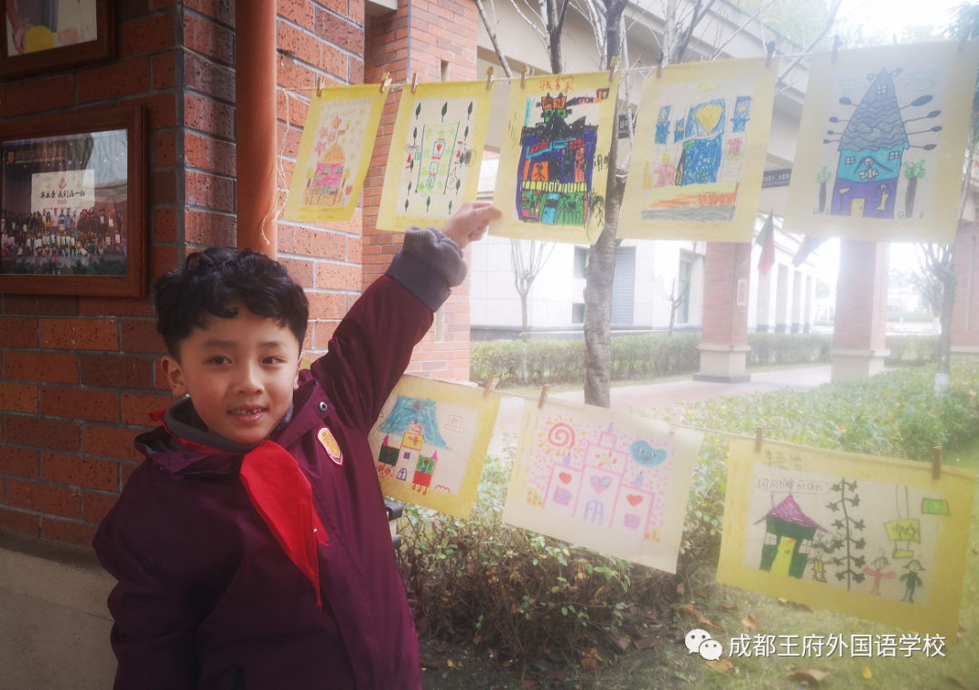 来自成都王府外国语学校的“小小艺术家们”