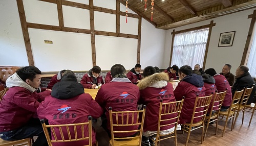 以会代训 维保部召开全员培训大会