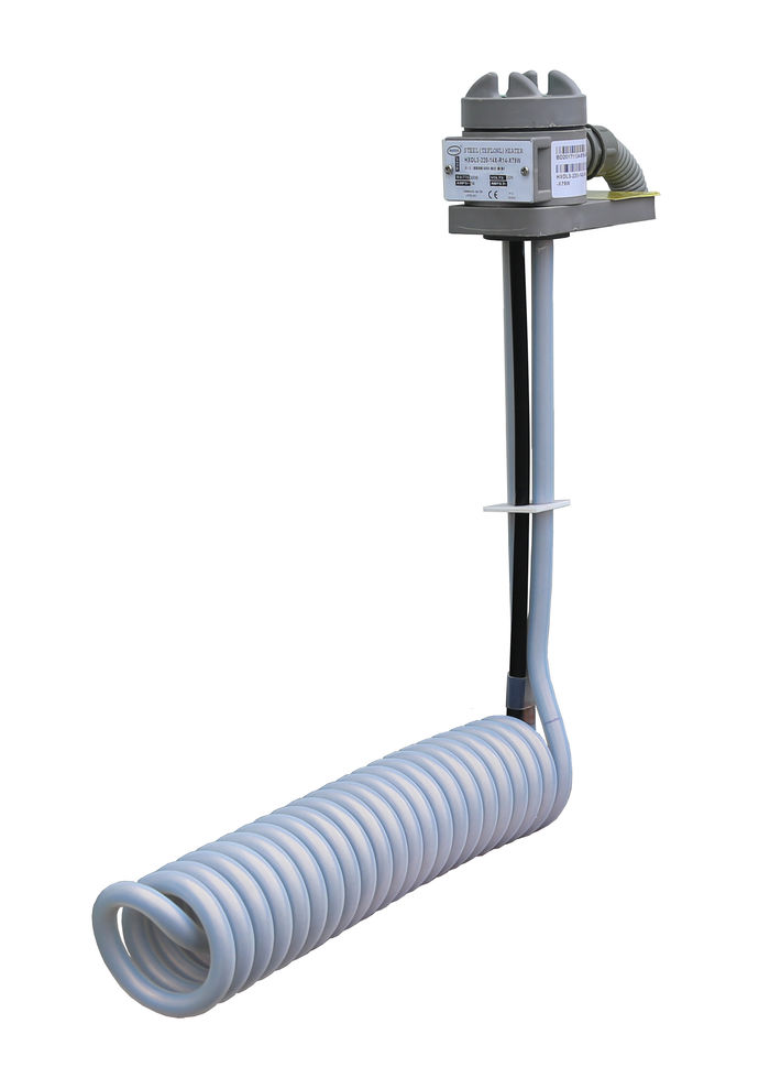 SPIRAL L-SHAPED PTFE HEATERS
