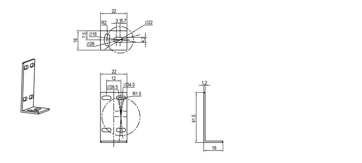 PF31-Mounting bracket