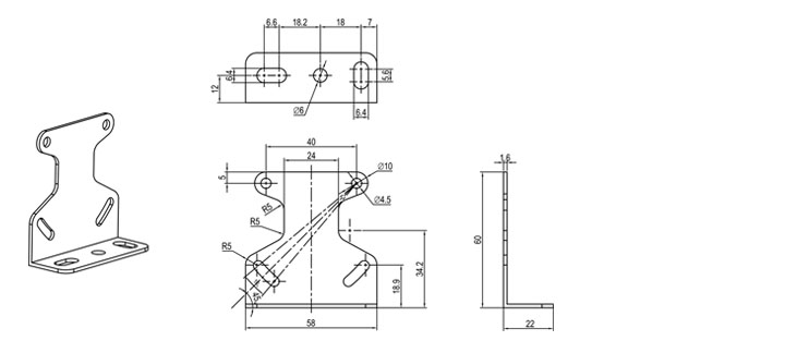 PF50-Mounting bracket