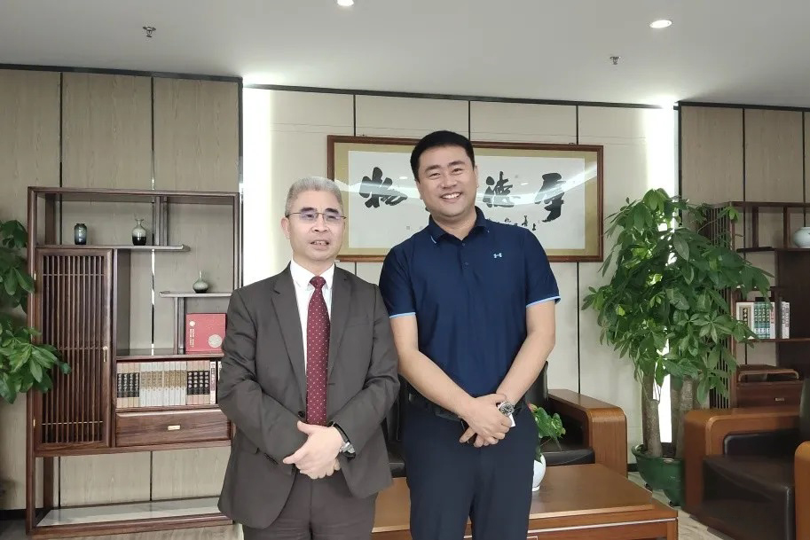 新加坡全球股权交易所董事会主席走访深圳施罗德工业集团 新加坡全球股权交易所董事会主席走访深圳施罗德工业集团