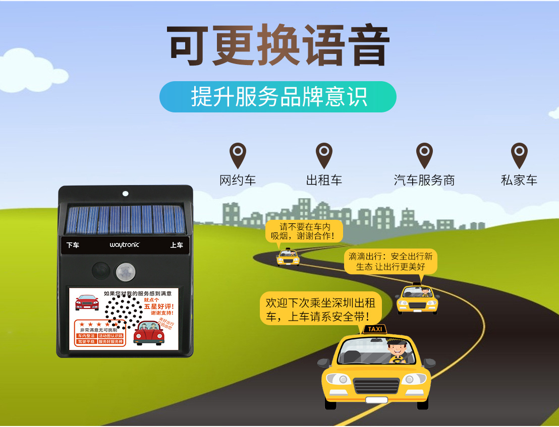 WT-G14乘客上下车语音提示器