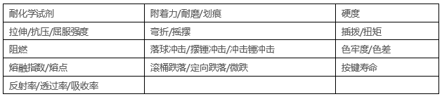 物理性能