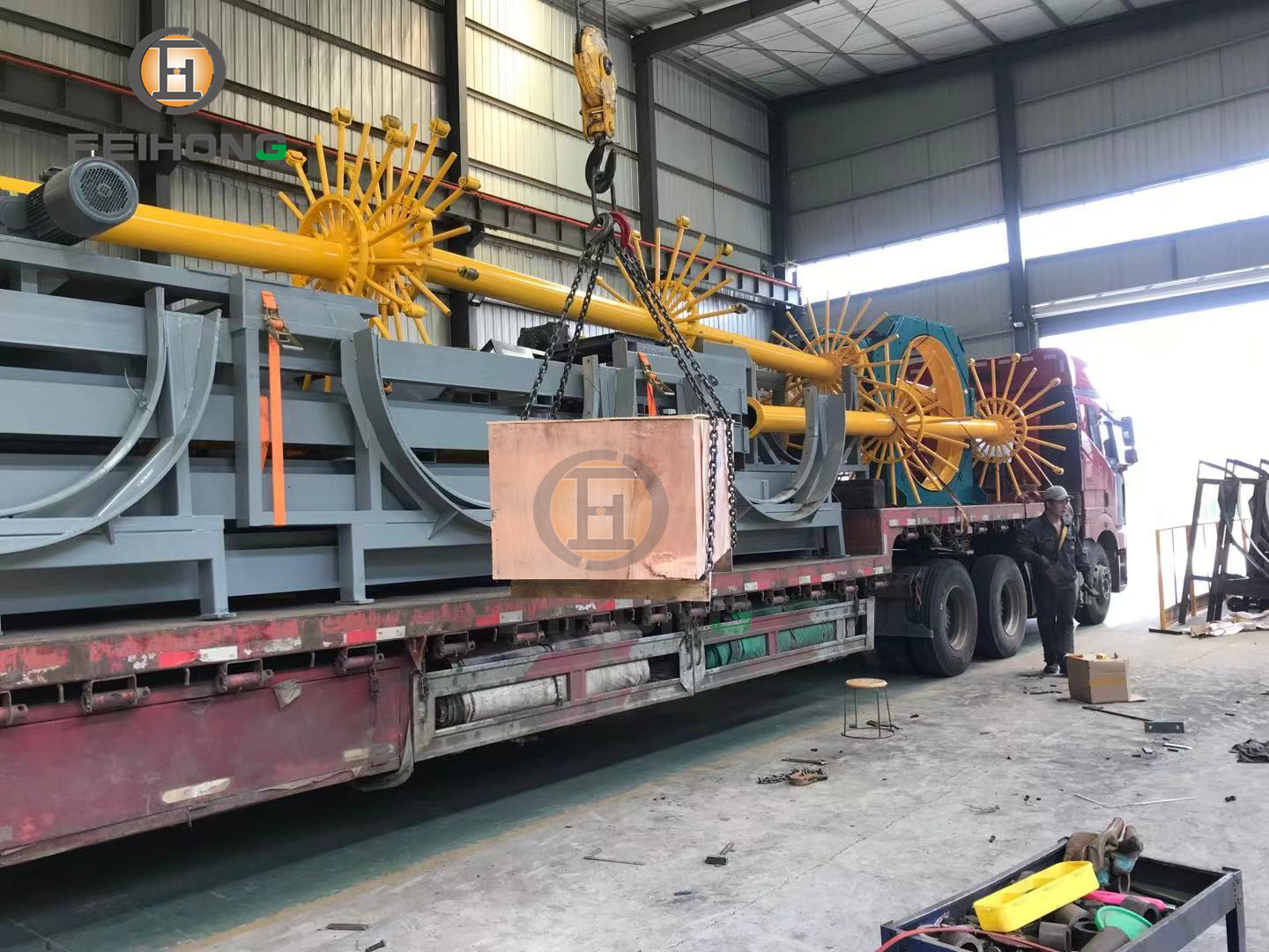 喜訊!熱烈祝賀飛宏兩套智能鋼筋加工設(shè)備裝車完畢順利發(fā)出 喜訊!熱烈祝賀飛宏兩套智能鋼筋加工設(shè)備裝車完畢順利發(fā)出