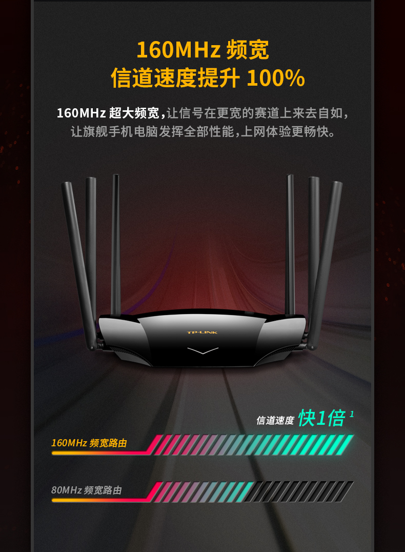 TP-AX5400 双频WIFI6全千兆AX3000无线路由器