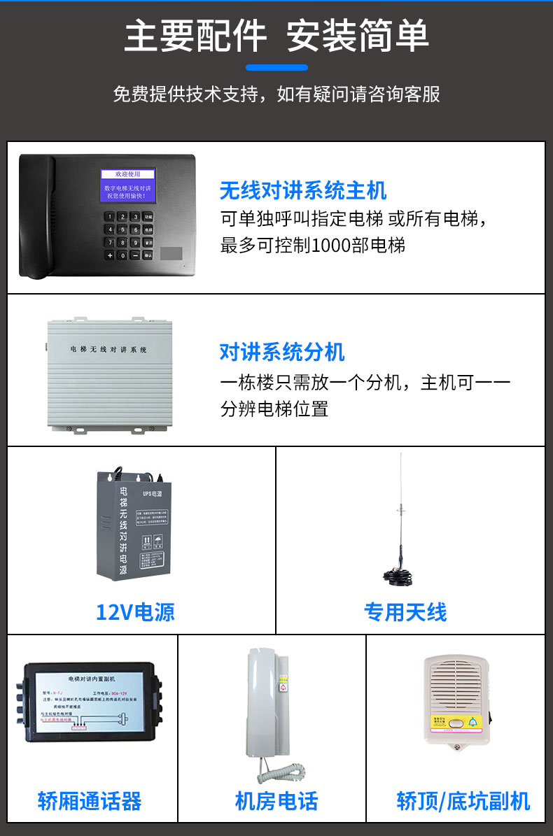 电梯语音对讲系统