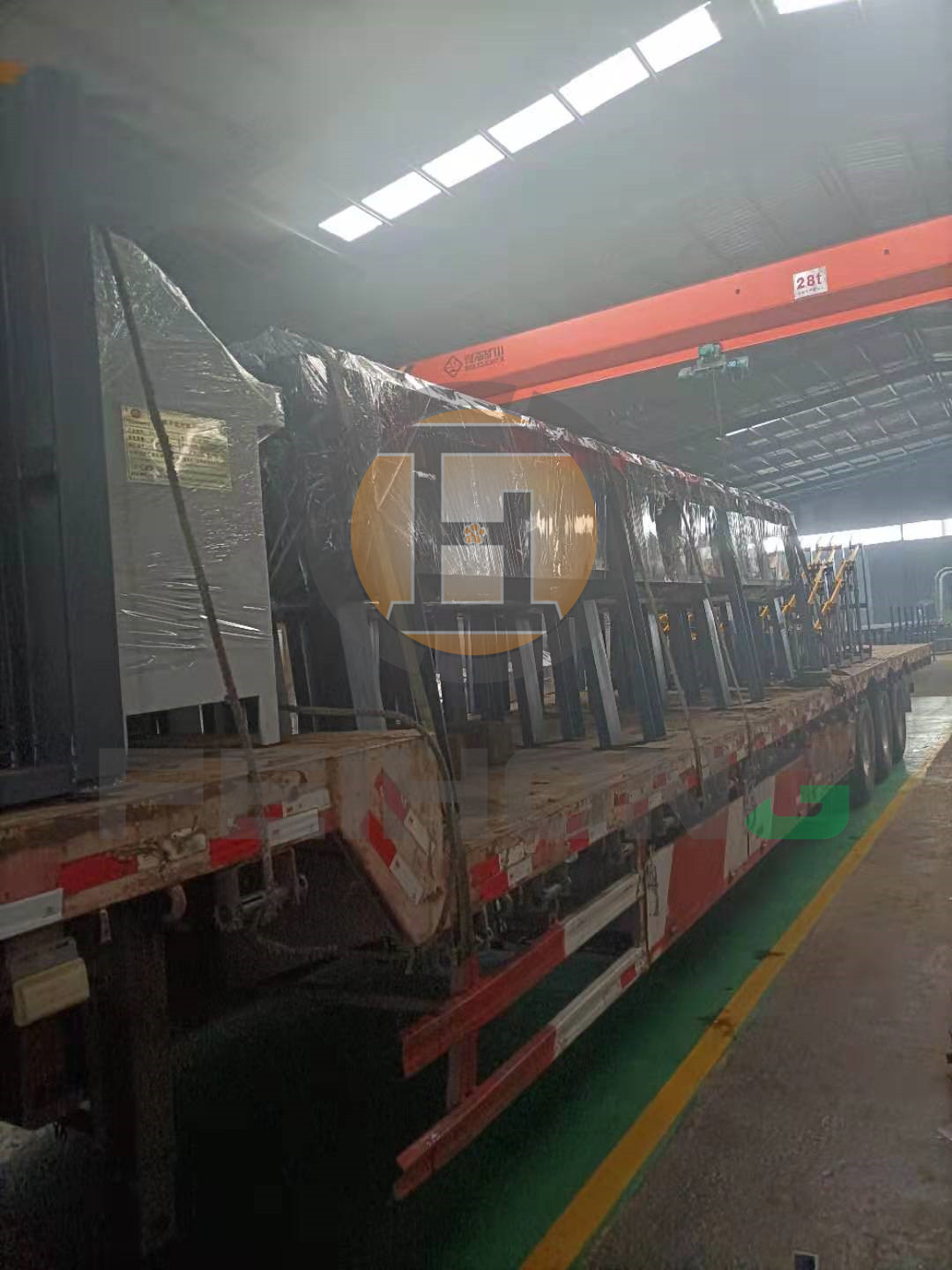 喜訊!熱烈慶祝飛宏智能鋼筋鋸切套絲打磨生產(chǎn)線裝車完畢順利發(fā)出 喜訊!熱烈慶祝飛宏智能鋼筋鋸切套絲打磨生產(chǎn)線裝車完畢順利發(fā)出