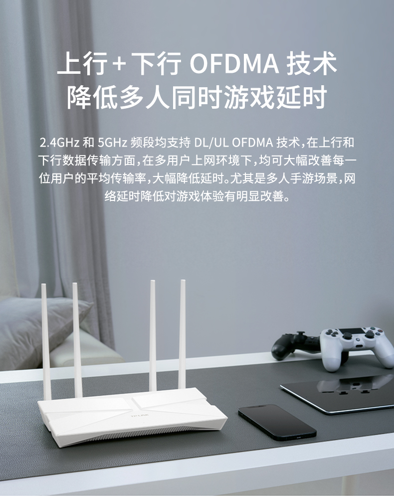 TP-3010易展版 支持WIFI6双千兆四线路由器