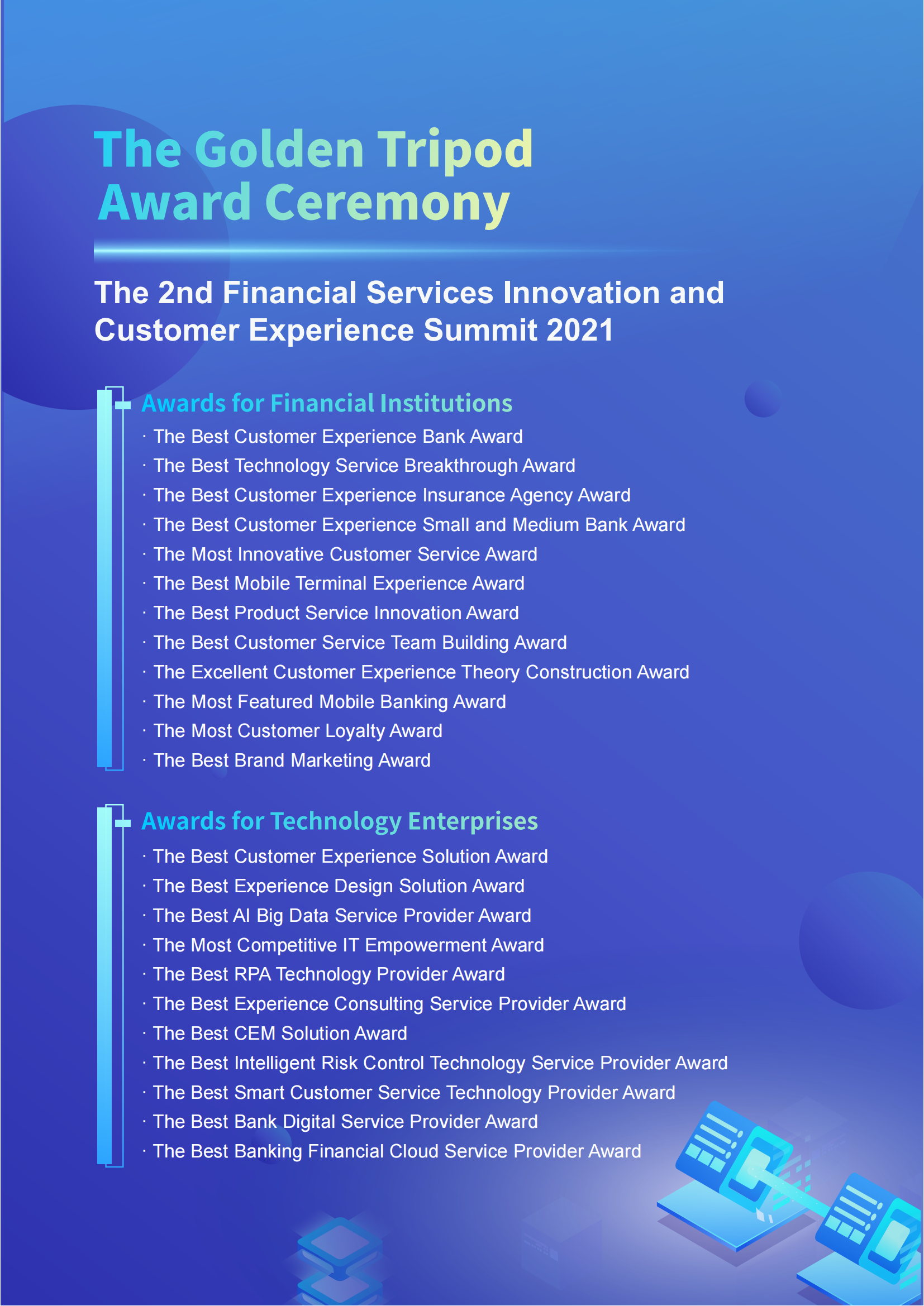 The 2nd Financial Services Innovation and Customer Experience Summit 2021