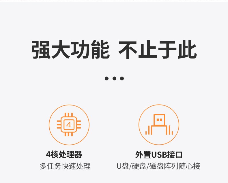 绿联10908-DH1000 nas网络存储服务器局域网数据共享储存器 双重加密/远程访问 2.5英寸